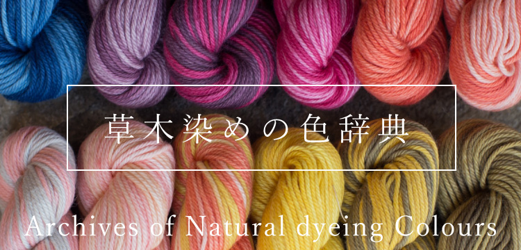 草木染めの色辞典
